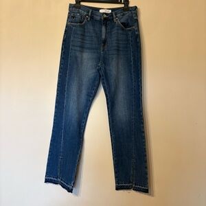 KanCan Straight Leg Blue Jeans